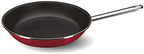 Vasconia Elegance 10-Piece Cookware Set for Most Stove Tops - Dishwasher, Grill & Oven Safe up to 480℉ (Enamel on Steel) Quick & Even Heat Distribution, Nonstick Interior, Stainless Handles (Dark Red)