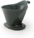 Zero Japan - Bee House Pour Over Coffee Dripper - Lead-Free & Cadmium-Free Ceramic Coffee Maker with Elegant Peek Hole, Drip Cone Brewer Coffee Gifts, Brewing Accessories - Steel Gray, Standard Size