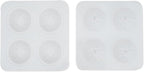 Pastry Tek 4 Cavities Fruit Silicone Mold, 1 Oven-Ready Berry Mold - Flexible, Freezable, White Silicone Lychee Berry Mold, Easy Release, For Baking - Restaurantware