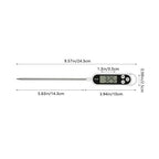 1pc Candy Thermometer Digital Instant Read for Meat Kitchen Cooking Food Oil Deep Fry BBQ Grill Smoker (1, 9.4in)