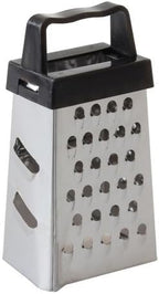 Mini Garlic Grater, Stainless Steel Cheese Ginger Vegetable Spices Small Grater for Kitchen, Black (Black)