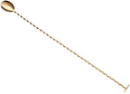 Barfly - M37019GD Barfly Muddle Bar Spoon, Muddler 15 3/4" (40 cm), Gold