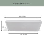 The Silicone Kitchen Silicone Individual Mini Loaf Pans - Reusable, Non-Toxic, BPA Free, Dishwasher Safe, Bento Box Accessories (12 Pack, Pink, Gray, Blue)