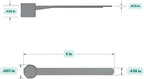 1.5 mL (1.5 CC) Long Handle Scoop for Measuring Coffee, Pet Food, Grains, Protein, Spices and Other Dry Goods (Pack of 10)