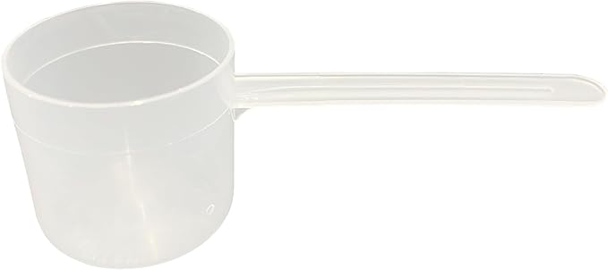 63 mL (63 CC | 2.13 Oz.) Long Handle Scoop for Measuring Coffee, Pet Food, Grains, Protein, Spices and Other Dry Goods (Pack of 5)