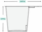 3/4 Cup (6 Oz. | 175 mL) Short Handle Scoop for Measuring Coffee, Pet Food, Grains, Protein, Spices and Other Dry Goods (Pack of 10)