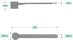 6.5 mL (6.5 CC) Long Handle Scoop for Measuring Coffee, Pet Food, Grains, Protein, Spices and Other Dry Goods (Pack of 100)