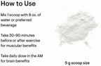 THORNE Creatine - Micronized Creatine Monohydrate Powder - Support for Muscles & Cognitive Function* - for Women & Men - Unflavored - NSF Certified for Sport - 5 g per Serving - 180 Servings