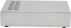 Espresso Knock Box Drawer, Stainless Steel Coffee Grounds Container with Removable Rubber Knock Bar and Non-slip Base, Mini 9.29 x 5.43 x 2.08 inches (Silver)