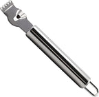 Stainless Steel Lemon Zester Grater with Channel Knife and Hanging Loop Lemon Orange Citrus Zester Grater Grips Kitchen Tool Practical Processed Graters, Peelers and Slicers