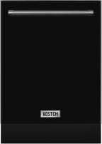 Large Capacity 24 inch Top Control Built-In Dishwasher with Third Rack – ENERGY STAR Certified, 47-dBA Ultra-Quiet, Stainless Steel (Black)