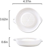 Advanced Ceramic Grater for Ginger, Garlic and Onion, 4 Inches (4-Inch)