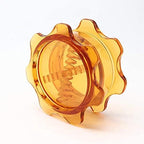 Angel’s Peel Lounge Garlic Mincer, Manual Garlic Grinder for Quick Meal Preparation - Kitchen Tools for Mincing Garlic, Ginger, Herbs, Nuts (Orange)