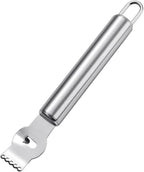 Stainless Steel Lemon Zester Grater with Channel knife Citrus Orange Peeling Tool Fruit Peelers