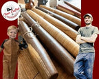 Handmade French Rolling Pin Set: 12 & 20 Wooden Rolling Pins for Baking, Dough, Pizza, Chapati, and Tortilla. Crafted in Kentucky. (Walnut, Set (12 Inch & 20 Inch))