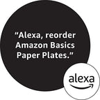 Amazon Basics Everyday Paper Plates, 8.62 Inch, Disposable, 600 Count (300 pack of 2)