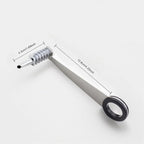 Vegetable Spiral & Crinkle Cutter – 2-in-1 Premium Peeler for Veggies & Potatoes, Stainless Steel Spiralizer for Zucchini, Carrots, Potatoes, Salad Garnishes & More(2Pcs)