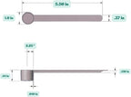 9 mL (9 CC) Long Handle Scoop for Measuring Coffee, Pet Food, Grains, Protein, Spices and Other Dry Goods (Pack of 1)