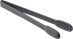 carrotez Silicone Cooking Kitchen Tongs, Anti-Slip,Non-Scratch Serving Tongs 9.25 Inches - Dark Gray