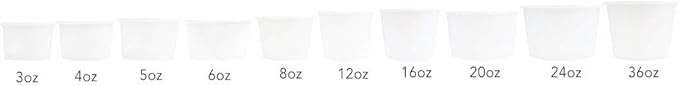 UNIQ 1000-Count 4 oz Polka Dot Paper Ice Cream Cups Purple Color | Perfect for Halloween, Disposable Dessert Bowls | Frozen Dessert Supplies