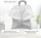 6 Pack Reusable Zipper Bags for Roborock Revo Series, S8 MaxV Ultra, 3L Large Capacity by Funway Design, Dust Vacuum Bag