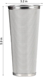 MODERNJOE'S Premium Cold Brew Coffee Filter for 1 Quart Wide Mouth Mason Jars. Cold Brew Coffee Maker. Perfect for Iced Coffee and Tea. 50 Micron EXTRA Fine Mesh 304 Stainless Steel