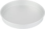 Restaurantware-Met Lux 14 x 2 Inch Straight-Sided Baking Tins, 12 Round Cake Pans - Oven-Ready, Freezable, Anodized Aluminum Round Baking Pans, Greaseproof, For Layer Birthday Cakes