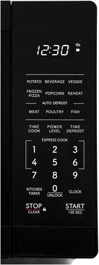 SHARP Compact Countertop Microwave Oven with Removable 10" Carousel Turntable, 700 Watt, 0.7 Cubic Feet, Black