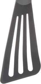 Mercer Culinary Hell's Tools Hi-Heat Slotted Spatula, 12 Inch x 3.5 Inch, Gray