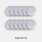 Stoneware Coupe Commercial Grade Dinnerware, Matte White, Plate 12.25", Case of 12