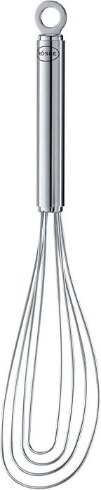 Rösle Stainless Steel Flat Whisk, 4 Wire, 10.6-inch