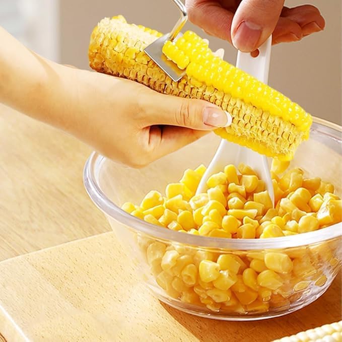 2 Packs Corn Peeler for Corn on the Cob,2024 Upgraded Corn Stripper for Corn on the Cob,Corn on the Cob Remover,Corn Cob Stripper tool Easy to Clean,Sweet Corn Cutter,Corn Cob Peeler as Gift for Women
