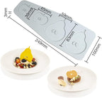 Hollow Leaf Silicone Mold Chocolate Candy 3D Hollow Leaf Candy Mold Food Cooking Meals Decorations Fondant Mold Polymer Clay Molds (Apple Pear B_9.96x4x0.12inch)