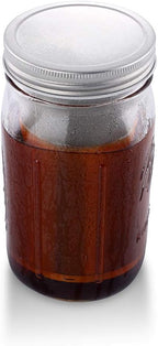 MODERNJOE'S Premium Infuser Cold Brew Coffee Maker for 2 Quart Wide Mouth Mason Jars. Cold Brew Coffee Filter. Perfect for Ice Coffee and Tea. 50 Micron EXTRA Fine Mesh 304 Stainless Steel