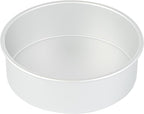 Restaurantware-Met Lux 9 x 3 Inch Straight-Sided Baking Tin, 1 Round Cake Pan - Oven-Ready, Freezable, Anodized Aluminum Round Baking Pan, Greaseproof, For Layer Birthday Cake