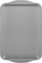 15-Inch Baking Sheet Pan, Non-Stick Jelly Roll Carbon Steel Naturally Slick Ceramic Coating Rimmed Cookie Sheet Pan for Oven Roasting Meat Bread - 15" x 10"