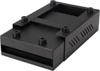 Espresso Knock Box Drawer, Stainless Steel Coffee Ground Container with Removable Rubber Knocking Bar, 9.84 x 7.08 x 3.34 inch (Black)
