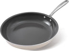 Skillet Ceramic Nonstick Frying Pans,11 Inches Non Stick Large Cooking Pan for Kitchen,PFOA PTFE PFAs Free