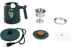 Electric Kettle,Temperature Control Glass Tea Maker LCD Display,Water Boiler & Heater With 360° Swivel Base and 6 Different Kinds of Functions For Coffee,Tea,Milk,Water,Hot Chocolate (Green)