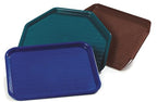 Carlisle FoodService Products Cafe Plastic Fast Food Tray, 12" x 16", Slate (Pack of 2)
