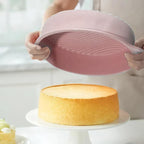 Nonstick Silicone Bakeware Set, 6 set Baking Cake Pan, Economical BPA Free Heat Resistant Bakeware Tools for DIY Loaf Bread Cheesecake Pizza Cupcake Muffin (Pink)