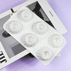 mostsom Silicone Mold Savarin Chocolate Molds Star Mountain Mousse Cake Mold DIY Bakeware Molds (A_8.88x4.68x0.8 inch)