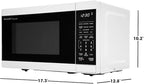 SHARP Compact Countertop Microwave Oven with Removable 10" Carousel Turntable, 700 Watt, 0.7 Cubic Feet, White