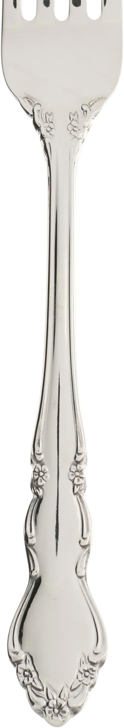 Oneida Silverware Set For 8, Dover 45-Piece Fine Flatware Set with Serving Utensils, Service For 8, 18/10 Stainless Steel, Ornate Pattern, Dishwasher Safe, Knives Spoons & Forks Set (Silver 45 Pieces)