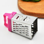6Pcs Stainless Steel Mini Cheese Graters Kitchen Square Slicer Ginger Mini Zester Vegetable Grater Food Shredder 2.63X1.45X1.06Inch