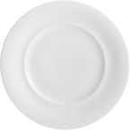 nambe Skye Collection Ceramic 9 Inch Accent Plate, White Plate, Round Dinnerware Dish, Made of Bone China, Microwave and Dishwasher Safe