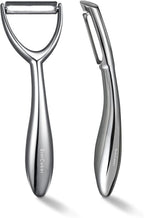 Y & I Peeler Set – Multi-Purpose Vegetable Peeler, 304 Stainless Steel Potato Peeler with Ultra-Sharp Serrated Blade & Ergonomic Handle (5-Year Warranty)