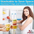 Deli-Grade BPA-Free 12oz Plastic Containers with Lids 48ct. Leakproof Microwavable Portion Container for To-Go Orders, Food Prep and Storage. Reusable Takeout Cups for Restaurant, Cafe and Catering.