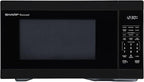 SHARP Countertop Microwave Oven with Removable 12.4" Carousel Turntable, 1000 Watt, 1.1 Cubic Feet, Black