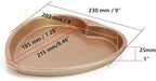 Specialty Forms NonStick Baking Tray Shaped Cake Bread Pizza Baking Pan Golden Carbon Steel